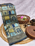 Presenting Enchanting Yet Breathable Organic Banarasi Sarees For Intimate And Big Fat Indian Wedding-sky