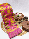 Presenting Enchanting Yet Breathable Organic Banarasi Sarees For Intimate And Big Fat Indian Wedding-pink