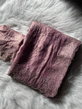 AlONG WITH CUT DANA REAL ORGINAL DIMAOND ZARKHAND WORK WITH CUT WORK PANEL BEAUTIFUL BLOUSE BELT LIGHT PURPLE