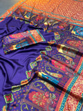 Bollywood Wedding Designer Saree - PURPLE