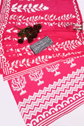 New One Minute Ready To Wear Pure Soft Mul Cotton Silk Rani Pink Saree With Pocket Along With Running Unstiched Blouse Piece